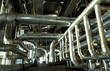 Photo: Industrial zone, Steel pipelines and cables Industrial zone, Steel pipelines and cables