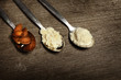 Ingredients for french macarons
