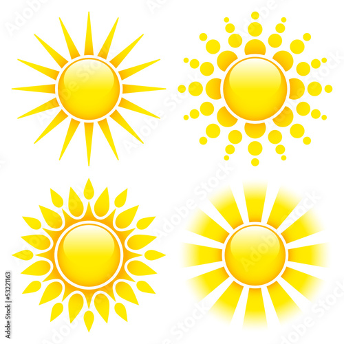 Vector: 4 Yellow Suns 4 Yellow Suns