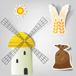 set of vector stickers