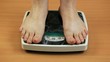 Man stepping on the scale episode 1