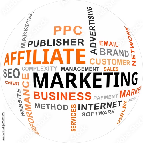 Vector: word cloud - affiliate marketing word cloud - affiliate marketing