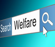 Illustration: Welfare concept. Welfare concept.