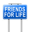 Friends concept.