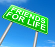 Friends concept.