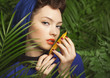 Girl & mango