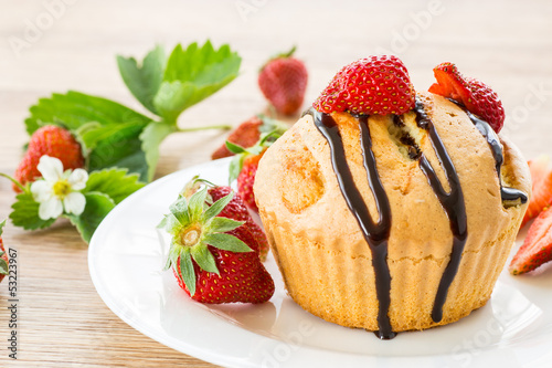 Photo: strawberry muffins strawberry muffins