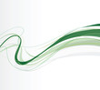 Vector: abstract green swirling lines abstract green swirling lines