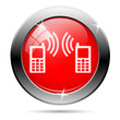 Metallic glossy icon