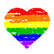 Vector illustration of colorful heart