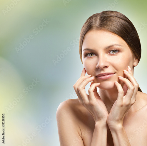 Photo: Closeup portrait of a beautiful girl Closeup portrait of a beautiful girl