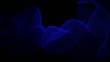 Vidéo : abstract blue wave loop background abstract blue wave loop background