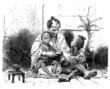 Traditional Japanese : Father & Children