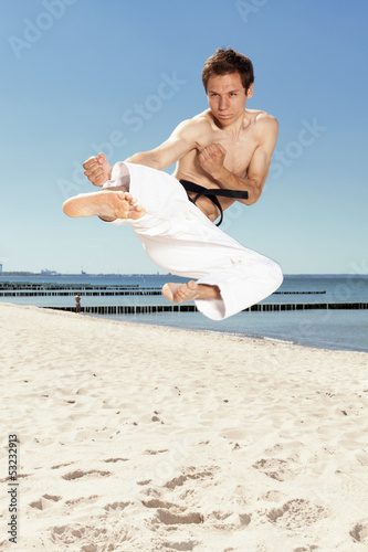 Photo: Karate fighter Karate fighter