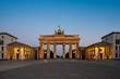 Berlin, Brandenburg Gate at night