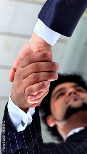 Photo: The conclusion of the transaction. Handshake. The conclusion of the transaction. Handshake.