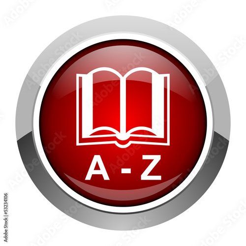 Illustration: dictionary icon dictionary icon