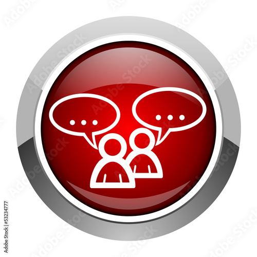 Illustration: forum icon forum icon