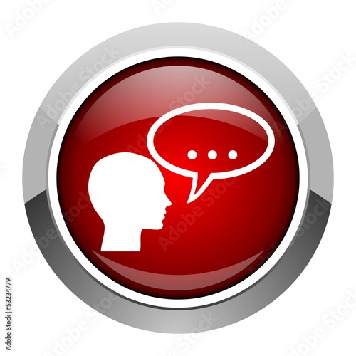 Illustration: forum icon forum icon