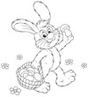 Vektor: Bunny mushroomer Bunny mushroomer