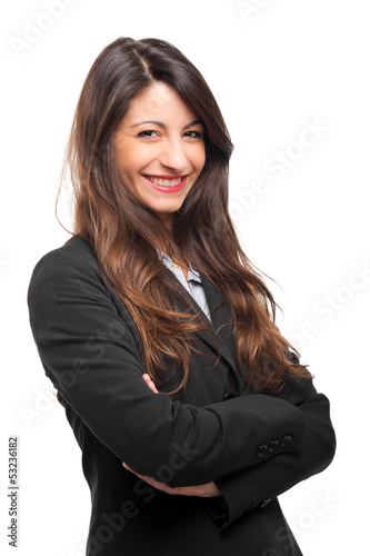 Photo: Beautiful businesswoman portrait Beautiful businesswoman portrait