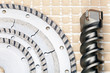 Nozzles for puncher and a detachable diamond disk 