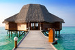 house on piles on water
