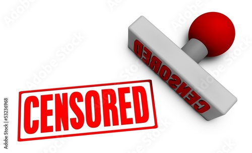 Illustration: Censored Stamp Censored Stamp