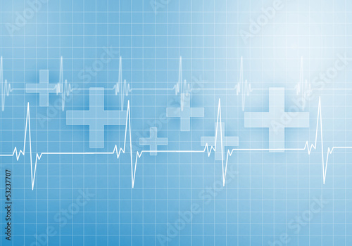 Illustration: Heart beat illustration Heart beat illustration
