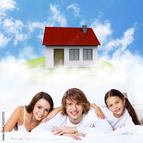 Photo: Dreams of young family Dreams of young family
