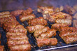 Cevapcici on the grill