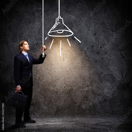 Photo: Businessman in black suit Businessman in black suit