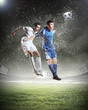 Two football player