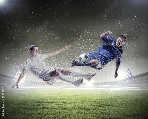 Photo: Two football player Two football player