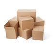 Photo: cardboard box package moving transportation delivery stack cardboard box package moving transportation delivery stack