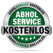 Vektor: Abholservice - kostenlos Abholservice - kostenlos
