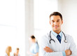 male doctor with stethoscope