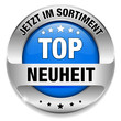 Top Neuheit Button in blau