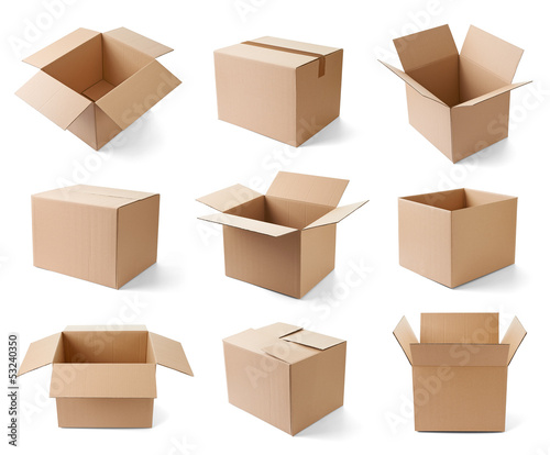 Photo: cardboard box package moving transportation delivery cardboard box package moving transportation delivery