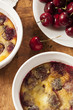 Photo: Organic Cherry Cobbler Cake Organic Cherry Cobbler Cake