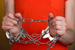 Photo: Prisoner in handcuffs Prisoner in handcuffs