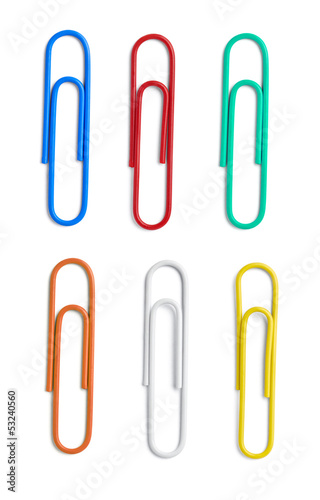 Photo: push pin thumbtack paper clip office business push pin thumbtack paper clip office business