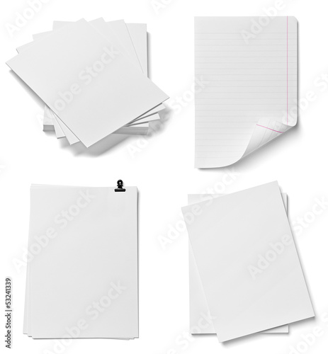 Photo: stack of papers documents office business stack of papers documents office business
