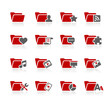 Vector: Folder Icons - 2 -- Redico Series Folder Icons - 2 -- Redico Series