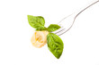 Fork With Tortellino And Basil