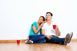 new home mixed couple
