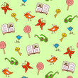 Summertime seamless pattern