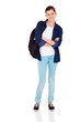 high school girl with arms crossed
