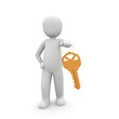orange key