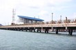 Bridge and station in the bay